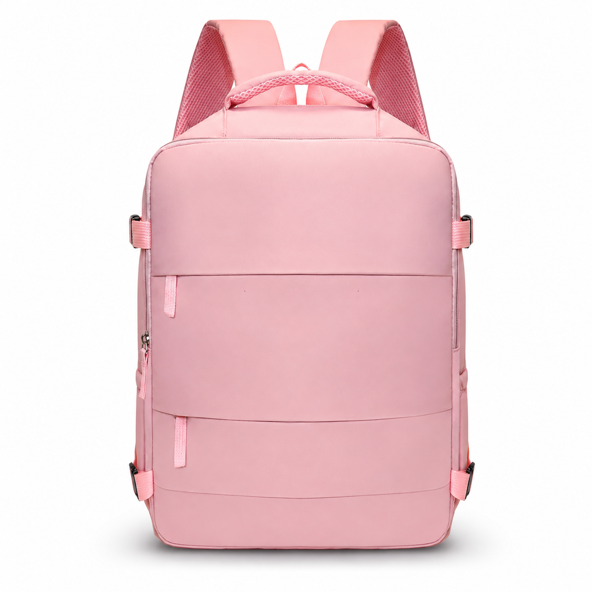 Rosa · Mochila de viaje ZAIROA, vista completa del producto