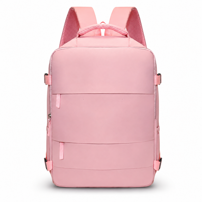 Rosa · Mochila de viaje ZAIROA, vista completa del producto