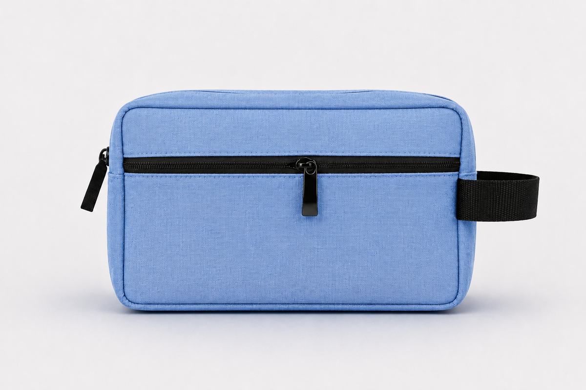 Azul · Neceser de viaje ZAIROA en azul, vista completa del producto