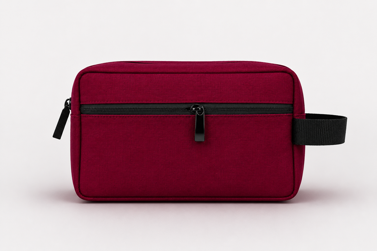 Rojo · Neceser de viaje ZAIROA en rojo, vista completa del producto